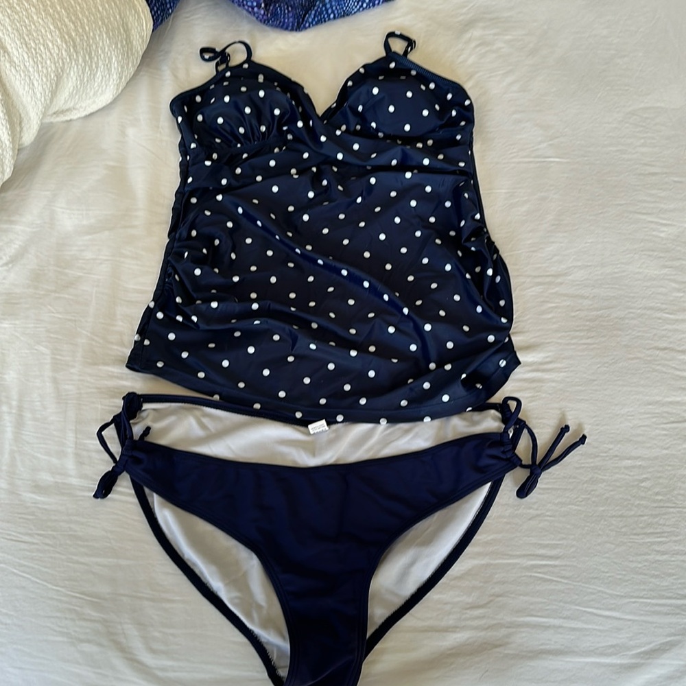 Maternity Swimsuit: top and bottom